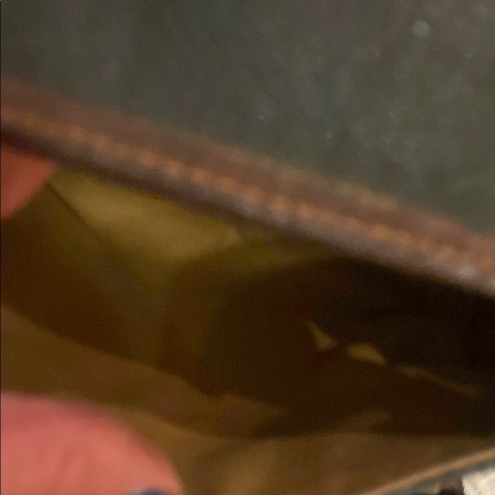 Ralph Lauren Green and Brown Messenger Bag with Leather Straps - Picture 6 of 12